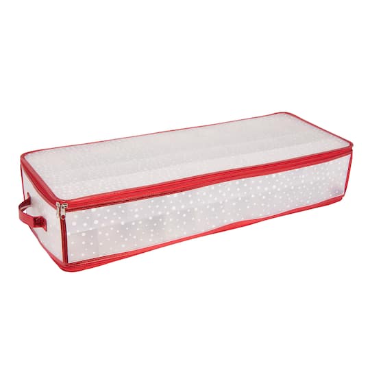Simplify Red Ornament Storage Organizer